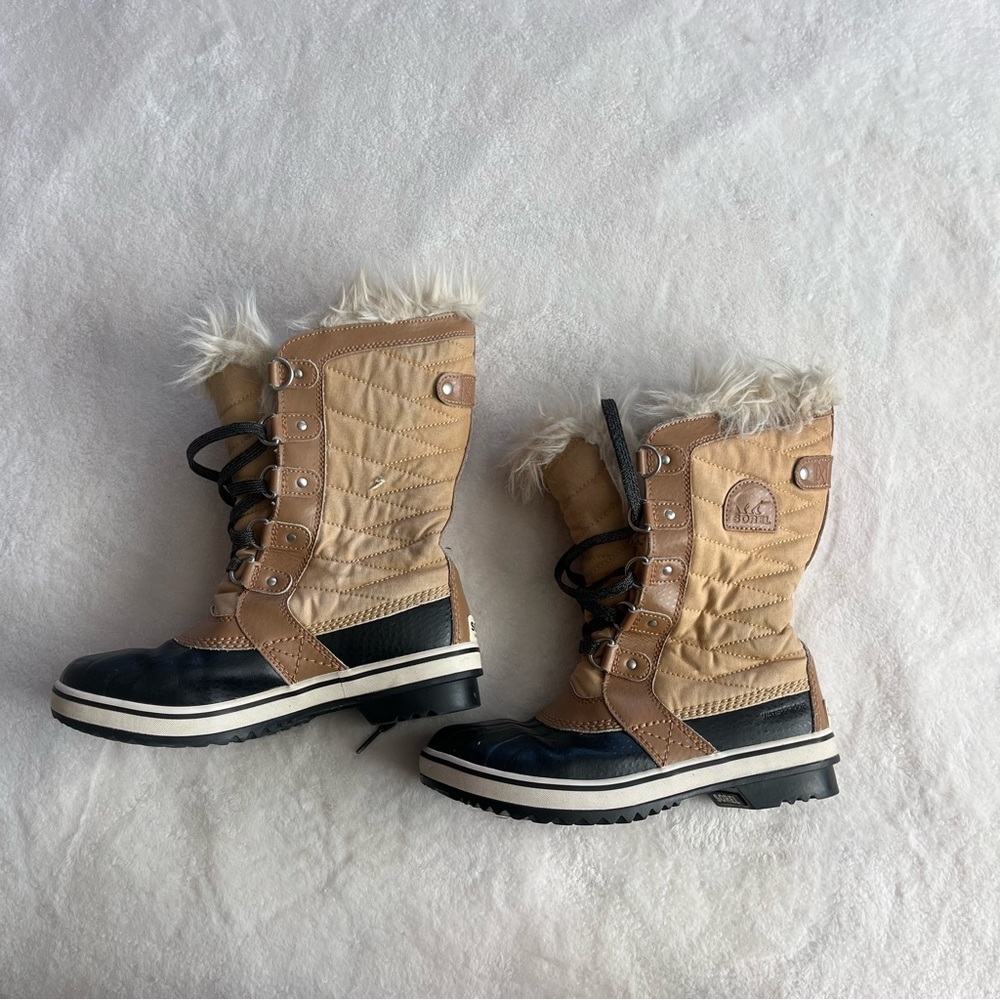 Sorel Waterproof Womens TOFONO II WP CURRY FAWN TALL‎ WINTER CASUAL BOOTS Size 5